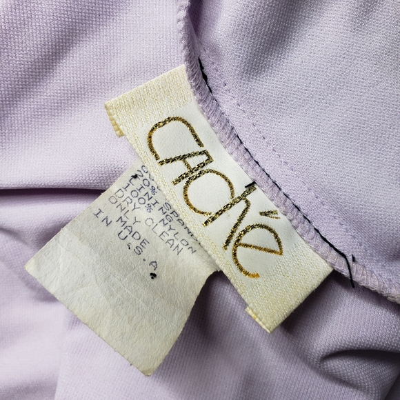 Tadashi for Cache 90's Y2K Vintage Mesh Applique 3D Pansies Column Whims… - Picture 3 of 17